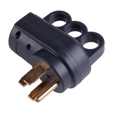 Kit Male Power Plug Socket Fit for RV Cord End Replacement With Handle 50 AMP