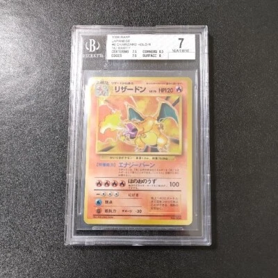 BGS7 Charizard 1996 No Rarity Pokemon Base R 006 Holo NINTENDO Energy Burn - Image 1 of 4