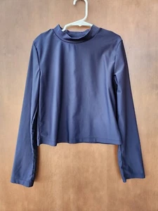 Girls ~GAP Kids~ Navy Blue Long Sleeve Bathingsuit Rashguard Size XL/12 Pristine - Picture 1 of 8