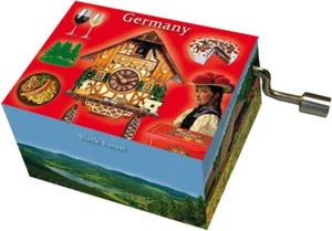 Beethoven Song of Joy - Germany Black Forest Handcrank Music Box - New Ex-Stock - Picture 1 of 2
