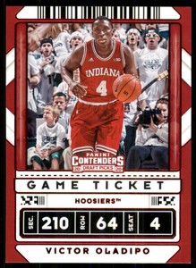 2020-21 Panini Contenders Draft Picks Game Ticket Red Victor Oladipo #29 173629