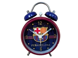 Barcelona FC Alarm Clock Mini Football Fan Retro New Gift Official License - Picture 1 of 4