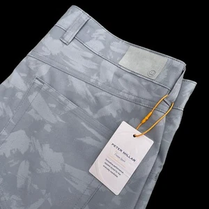 Peter Millar Crown Sport 5 Pocket eb66 Performance Pants Camo Grey 32x32 $170 - Picture 1 of 9