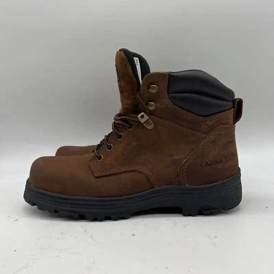 Botas de trabajo para hombre Carolina Built cuadradas con puntera de acero aisladas impermeables talla 9,5D Foto 1 de 4