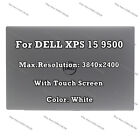 15.6" Dell XPS 15 9500 UHD 4K LCD Display Touch Screen Assembly Complete White
