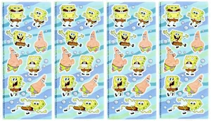 4 hojas pegatinas de álbum de recortes Bob Esponja Patrick Star - Imagen 1 de 1