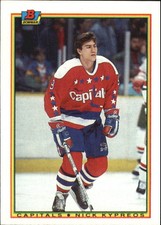 1990-91 Bowman Capitals Hockey Card #67 Nick Kypreos RC