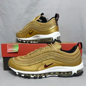 Nike Air Max 97 OG UK10 DM0028-700 Gold Bullet EUR45 US11 metallic 2022 retro qs - Picture 1 of 12