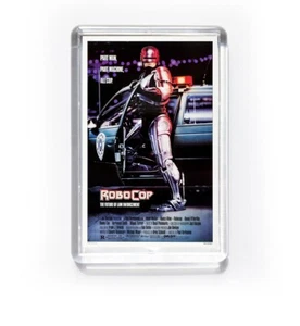 ROBOCOP 1987 fridge magnet 7x4.5cm movie poster Peter Weller - Picture 1 of 2