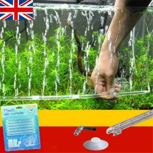 Aquarium Fish Tank Pump Air Stone Bubble Bar Strip Curtain Diffuser Aerator Tube - Picture 1 of 12
