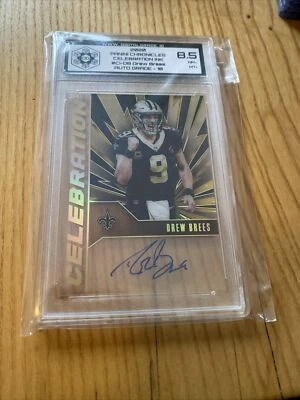 2020 PANINI Chronicles Celebration Ink Drew Brees  Auto - Image 1 of 2