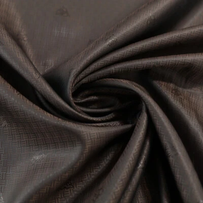 Mocca Futterstoff Taft mit mattem Glanz Meterware auch ein edler Deko-Stoff - Bild 1 von 3