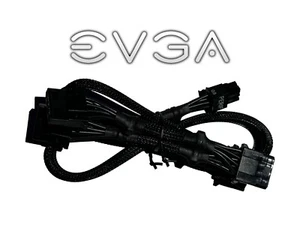 ✅eVGA SuperNOVA 650 750 850 1000 G5 6-pin to 4-pin Perif/Molex Cable  - Braided - Picture 1 of 1