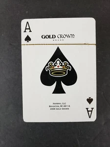 Hasbro LLC Gold Crown Brand 2006 Playing Cards Sealed Pack New - Picture 1 of 3