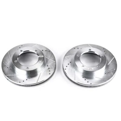 Juego de rotor de freno de disco PowerStop - Se adapta a Lexus LX470 1998-2007, Toyota Land Cruiser Foto 1 de 4