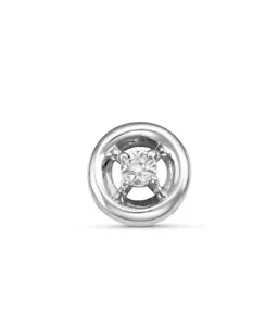El colgante sin cadena es nuevo. Auténtica plata de ley 925 con brillante (diamante) - Imagen 1 de 1