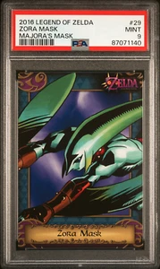 PSA 9 MINT Zora Mask #29 Enterplay Legend of Zelda Majora's Mask 2016 - Picture 1 of 2