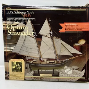 Authentic Models Holland U.S. Schoner Yacht 1806 Opium Schmuggler Holz alle Teile! - Bild 1 von 11