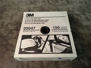 NEW 3M 05047 2" x 50 Yard 150 Grit Cloth Utility Roll 211K (AA1) - Picture 1 of 3