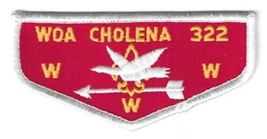 BSA OA LODGE 322 WOA CHOLENA MINT FLAP ISSUE S-4 - Picture 1 of 3