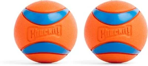 Chuckit! Ultra Ball Dog Toy - Medium Bouncy Fetch Balls For Dogs - Pack of 2 - Picture 1 of 3