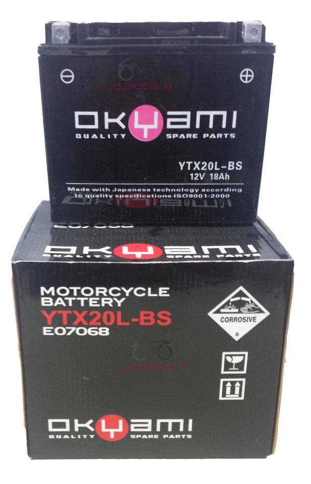 Batterie OKYAMI YTX20L-BS 12 V 18 Ah Triumph Rocket III 2300 2003/2005 Foto 1 de 1