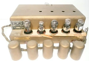 vintage * AMRAD RADIO MODEL 70 (?):  UNTESTED w/ 5 TUBES & some new caps - Picture 1 of 1