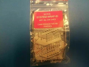 CW-24P3, WRAP-ID, ID-24-50, Rapid Wiring,24PIN SOCKETS, WRAP ID SOCKET .6" SPACE - Picture 1 of 2
