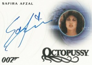 James Bond 007 Classics: A266 Safira Afzal "Octopussy Girl" Autograph Card