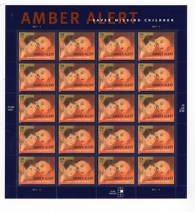 2006 39 cent Amber Alert foglio completo di 20, Scott #4031, come nuovo NH - Foto 1 di 1