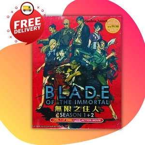 DVD Anime Blade Of The Immortal Season 1+2 (1-37 End) +Action Movie English Dub* - Imagen 1 de 5