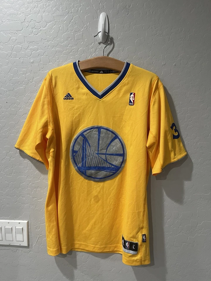 Camiseta Adidas Steph Curry GS Warriors Manga Grande Bin 1 Foto 1 de 4