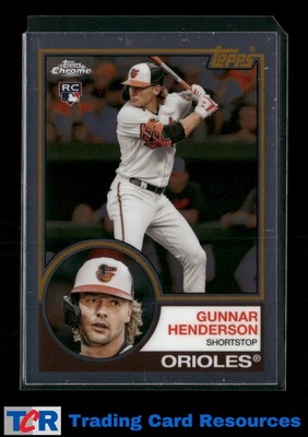 2023 Topps Chrome Lids Mitchell & Ness #83-4 Gunnar Henderson - Image 1 of 2