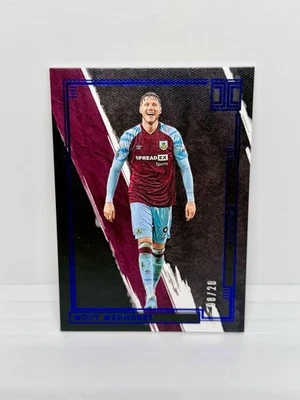 2021-22 Impeccable Premier League WOUT WEGHORST Blue /20 Burnley #97 - Image 1 of 2