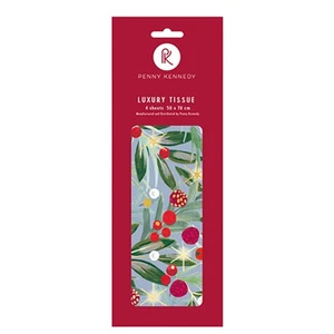 PKD Seidenpapier Winter Fichte Weihnachten 4 Blatt 50 x 70 cm - Bild 1 von 1