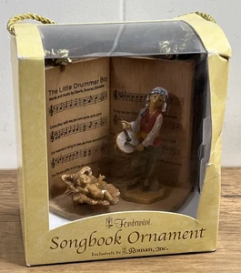 Fontanini Songbook Ornamento Il Piccolo Tamburo Ragazzo Di Roman Inc. 2004 - Foto 1 di 7