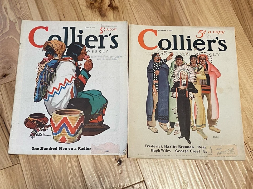 Lot of 2 Collier’s Magazines November 2, 1935 and June 5, 1937 - Image 1 of 4