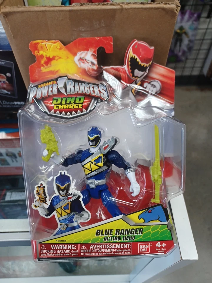 Figura de acción Power Rangers Dino Charge Blue Ranger nueva 2014 Foto 1 de 1