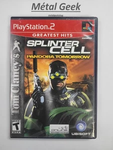 Splinter Cell Pandora Tomorrow Ps2 CIB EN Tested Free Shipping in Canada !! - Picture 1 of 4