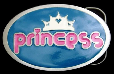 RG24115 *NOS* 2002 GRAN AMERICANA **PRINCESA** HEBILLA DE CINTURÓN DE PELTRE Foto 1 de 2