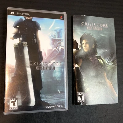 Crisis Core: Final Fantasy VII Sony PSP 2008 SIN JUEGO - ESTUCHE MANUAL DE ILUSTRACIONES SOLAMENTE Foto 1 de 4