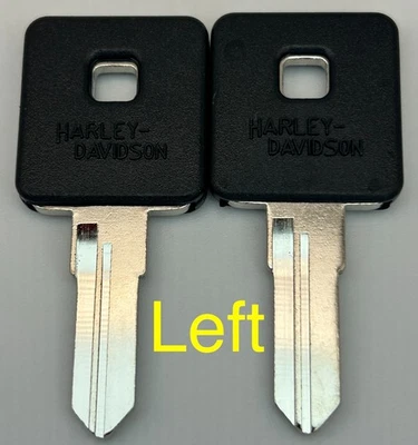 2 Key Blanks Uncut Blade Harley Davidson Sportster XL 883 XL883 Super Glide HYD - Image 1 of 4