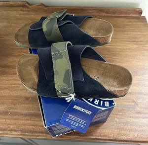 Birkenstock Kyoto Midnight Camouflage Women's 37 size 6 Narrow Sandals-NIB - Picture 1 of 4