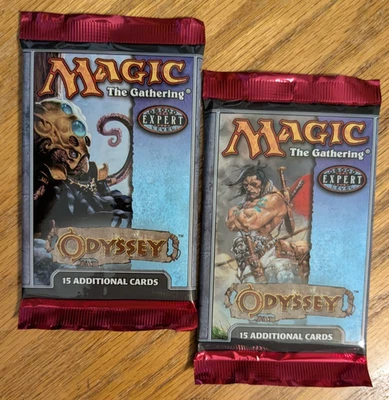 MTG - 2x Odyssey Booster Pack - Magic the Gathering Factory Sealed 2001 - Image 1 of 4