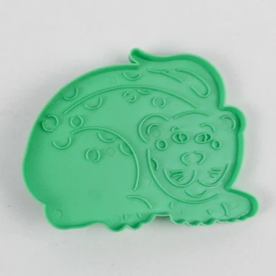 Cortador de galletas Wilton Leopard Zoo Animal 1990 vintage Foto 1 de 4