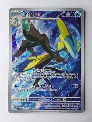 Inteleon 142 Mega Evolution Pokemon card - Image 1 of 2