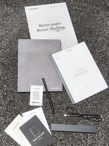 ReMarkable 2 Paper Tablet With Folio Marker Plus And Extra Tips + Cable Bundle - Picture 1 of 11