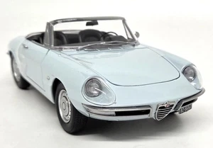 Touring 1/18 Alfa Romeo Duetto Spider 1966 Light Blue Diecast Model Car - Picture 1 of 10