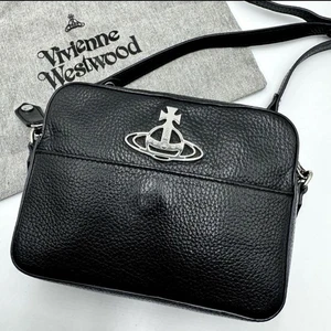 Vivienne Westwood Schultertasche schwarz Johanna Orb Made In Italy bewertet - Bild 1 von 9
