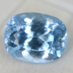 Piedras preciosas sueltas azules corte cojín jeremejevita natural certificado 7,70 quilates - Imagen 1 de 6